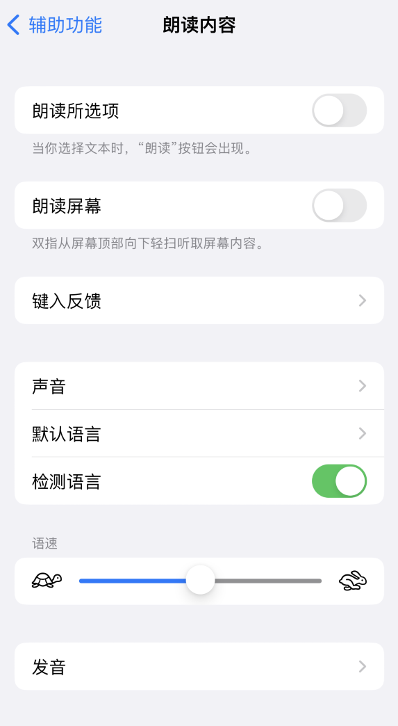 青海苹果服务网点分享iOS 16 小技巧：让 iPhone 朗读屏幕上的内容或所选择的文本 
