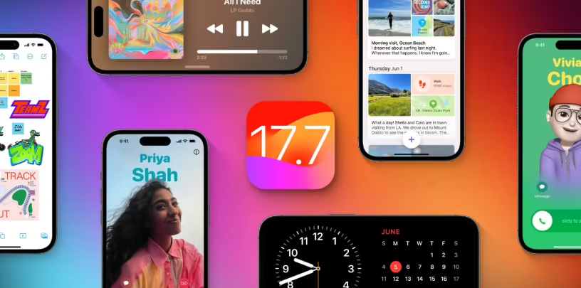 青海苹果手机维修分享苹果 iOS / iPadOS 17.7.1 正式版推送 